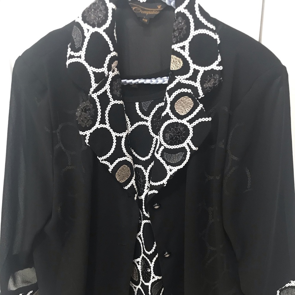 2-piece dressy top